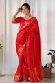 Pure Gaji  Silk Saree Weaved With Golden Zari