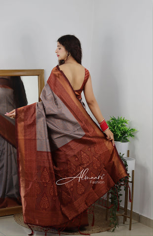 Kota silk saree in modern and contemporary design