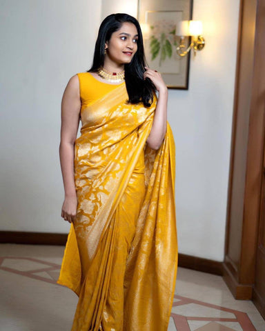 Soft and Smooth Silk Saree with ombre effect