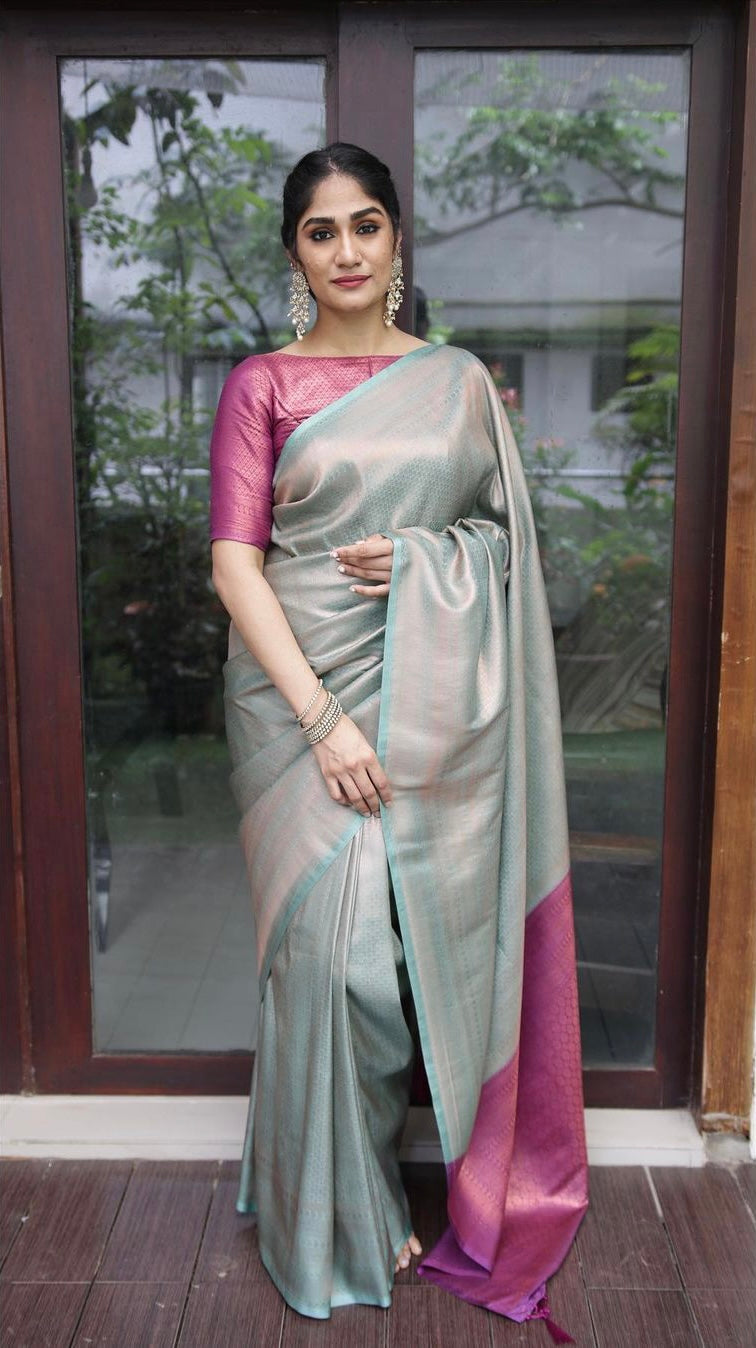 Designer Chennai Silk Saree with Butta Work